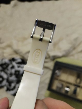 Reloj Fossil Plata y Blanco