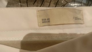 Pantalón vestir beige