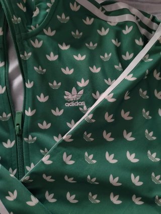 Chaqueta Adidas Logo Verde Mujer