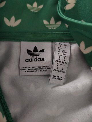 Chaqueta Adidas Logo Verde Mujer