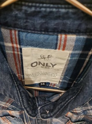 Camisa cuadros ONLY