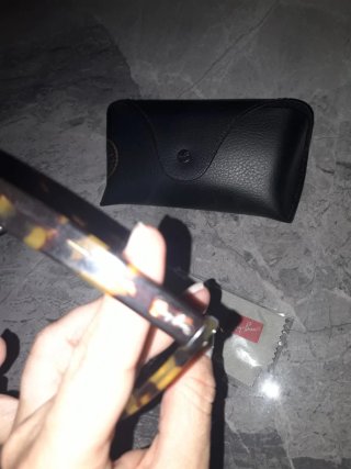 Occhiali da sole Ray-Ban Tortora Lenti Blu