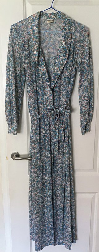 Bata larga floral T/S-M