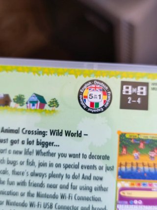 Animal Crossing Wild World EUR Nintendo DS