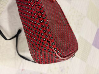 Bolso Adolfo Dominguez Rojo y Negro