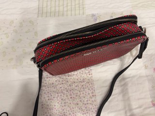 Bolso Adolfo Dominguez Rojo y Negro