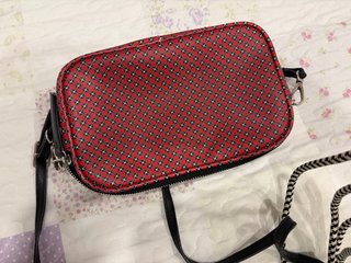 Bolso Adolfo Dominguez Rojo y Negro