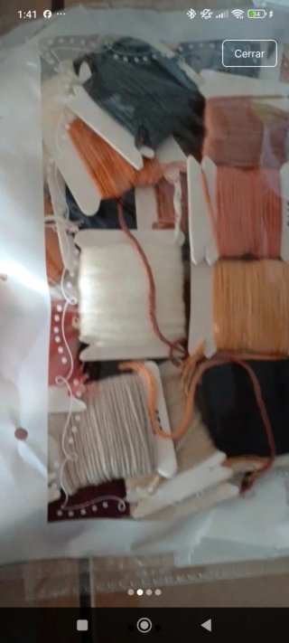Kit Punto de Cruz Impreso, Nuevo.