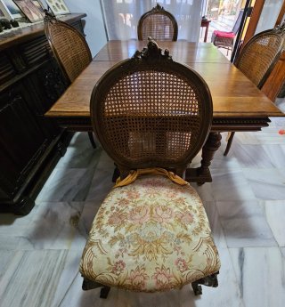 Muebles antiguo roble juego salón