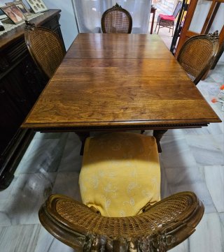 Muebles antiguo roble juego salón