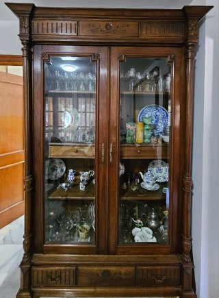 Muebles antiguo roble juego salón