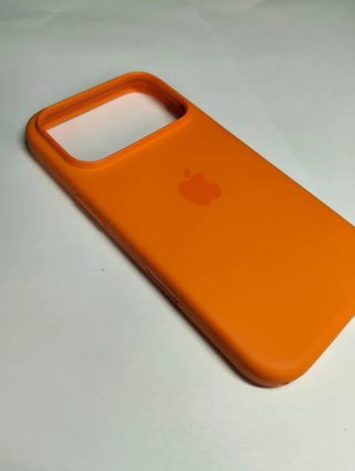 Apple Funda silicona MagSafe iPhone 17 Pro Naranja