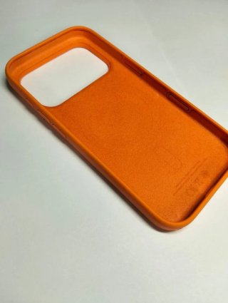 Apple Funda silicona MagSafe iPhone 17 Pro Naranja