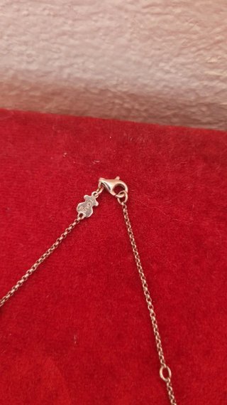 Collar Tous Plata Baño Oro Cruz Corazón Alas