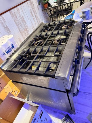Cocina profesional de gas