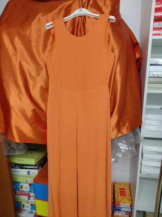 Mono naranja niña