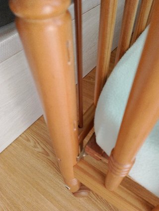 Cuna de madera para bebe + colchón de muelles.