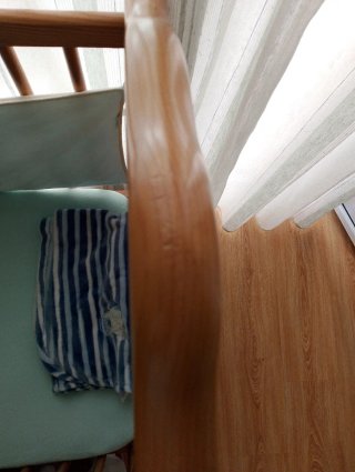 Cuna de madera para bebe + colchón de muelles.