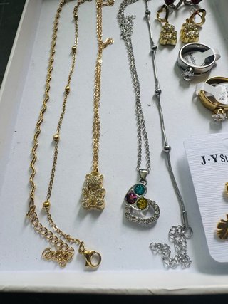 Set gioielli acciaio inox oro e argento