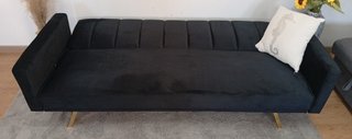 Sofá Cama ·Bogota·, Negro, Cómodo. ¡OFERTA!