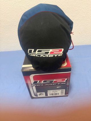 Casco LS2 HELMETS GTB 600 blaco y negro talla xl