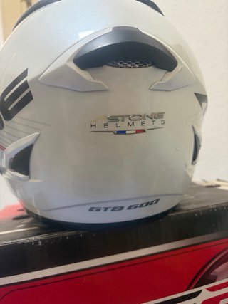 Casco LS2 HELMETS GTB 600 blaco y negro talla xl