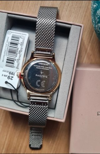 Reloj Parfois Dorado y Blanco Nuevo con Caja