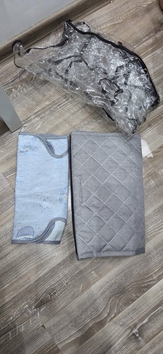 Carro de bebé gris acolchado Poco uso!