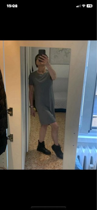 Vestito Zara Trafaluc Grigio Taglia M