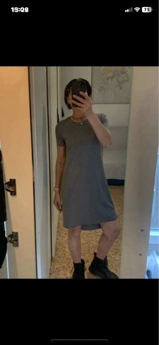 Vestito Zara Trafaluc Grigio Taglia M