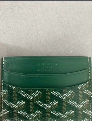 Portacarte Goyard Saint-Honoré Verde