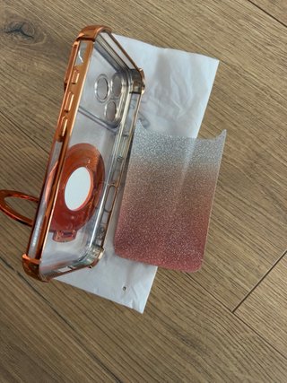 Funda iPhone 14 Pro Rose Gold con espejo