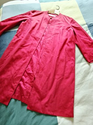 Giacca lunga Max Mara rossa