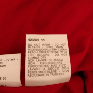 Giacca lunga Max Mara rossa