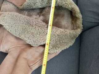 Cappotto marrone con pelliccia sintetica