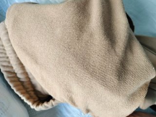 Pantalón jogger Stradivarius beige nuevo