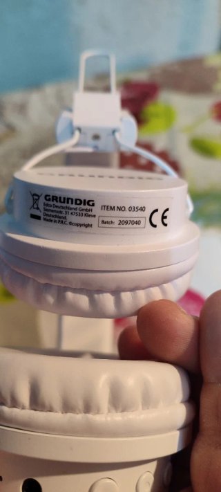 Auriculares Grundig Plegables Bluetooth Blancos