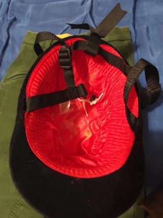 Capacete de equitação preto