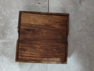 Juego de mesa solitario de madera