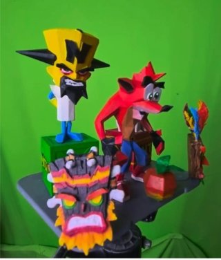 Diorama Crash Bandicoot Personaggi