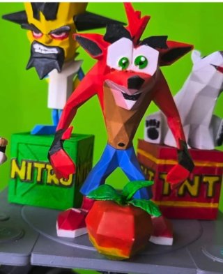 Diorama Crash Bandicoot Personaggi