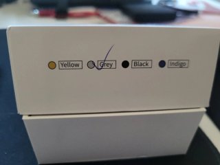 Anbernic RG 34XXSP gris nueva