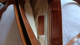 Bolso Farrutx Piel Marrón Vintage