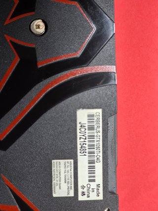 Tarjeta Gráfica ASUS 1050 TI Cerberus 4GB GDDR5