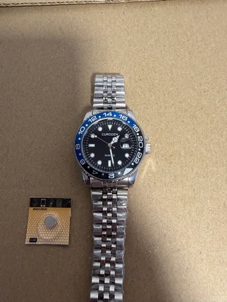 Reloj CURDDEN Negro y Plateado Sin Estrenar
