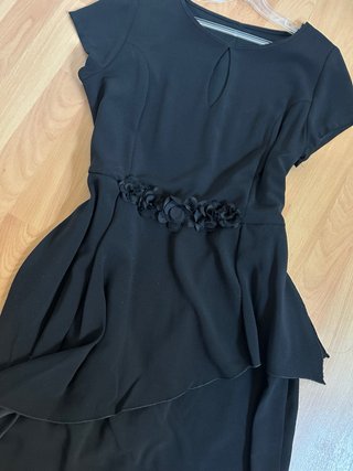 Vestido Negro Alta Costura XL