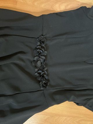 Vestido Negro Alta Costura XL