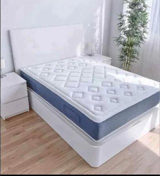 Canapé abatible madera y tela