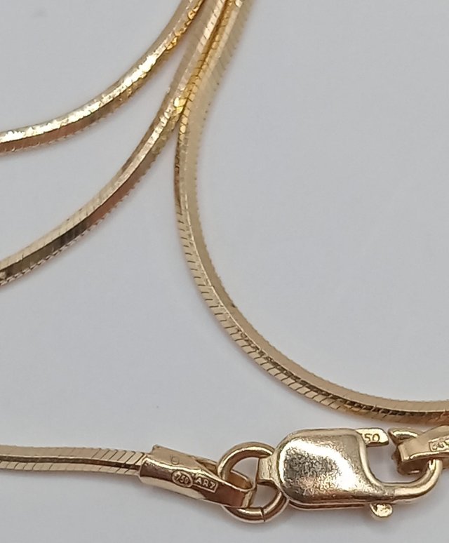 Cadena Topo de oro 18k, 4,74gr, Ref. O-401.