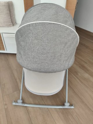 Mini cuna viaje portátil gris para bebé